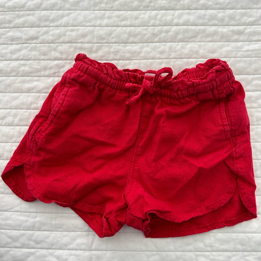 Old Navy Red Shorts 2t with drawstring